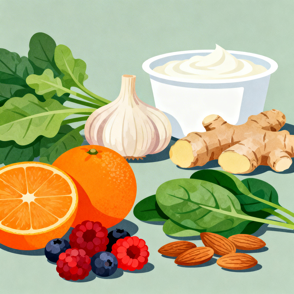 Alimentos que fortalecen el sistema inmunológico